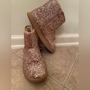 Cat & Jack glitter boots